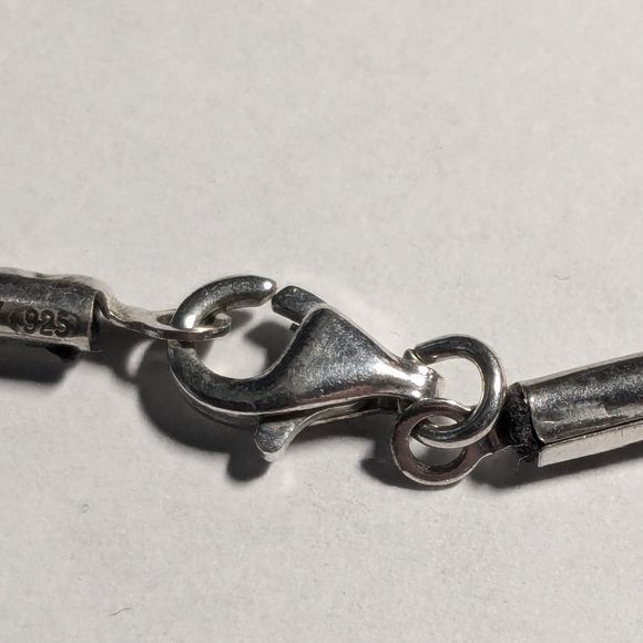 Furla 925 sterling silver Italy heart cord bracelet - Picture 5 of 6